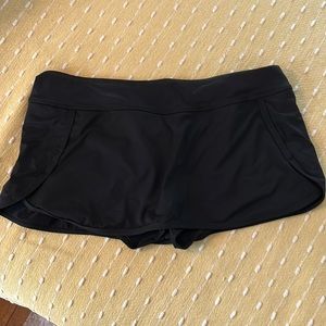 Athleta swim skirt with shorts